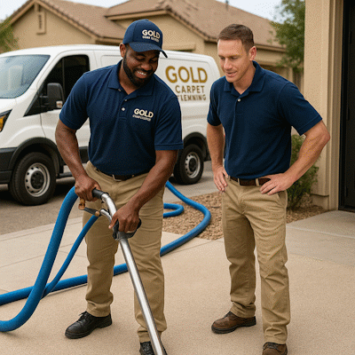 Professional carpet cleaning team working in Rio Vista Phoenix